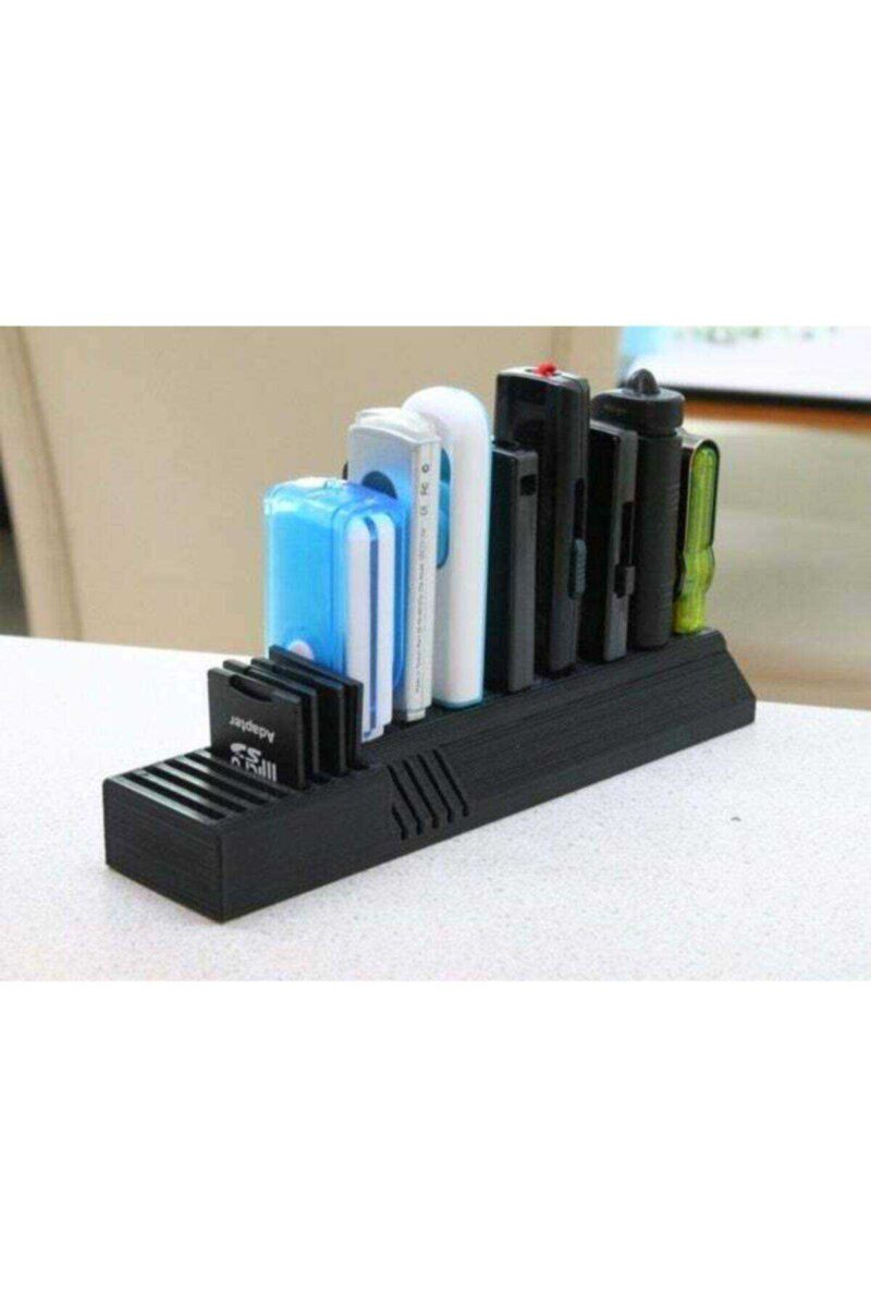 Siyah Sd Micro Sd Kart Usb Standı