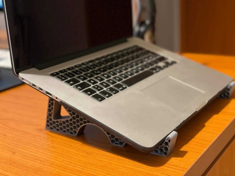 Laptop Yükseltici Stand Dizüstü Leptop Macbook & Notebook Tamamen Taşınabilir - Görsel 4