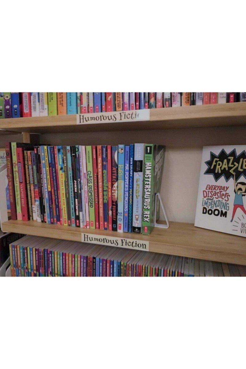 Kitaplık Düzen Kitap Düşme Önleyici Sıralayıcı Raflık Sabitleyic - Görsel 4