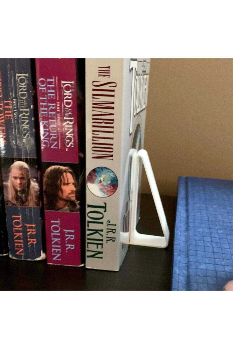 Kitaplık Düzen Kitap Düşme Önleyici Sıralayıcı Raflık Sabitleyic - Görsel 5