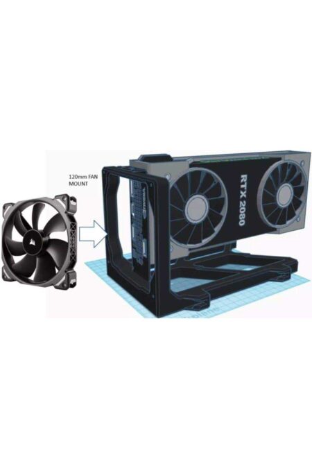 Gpu Stand Ekran Kartı Tutucu Mining Rig Alternatif Fan Takılabilir