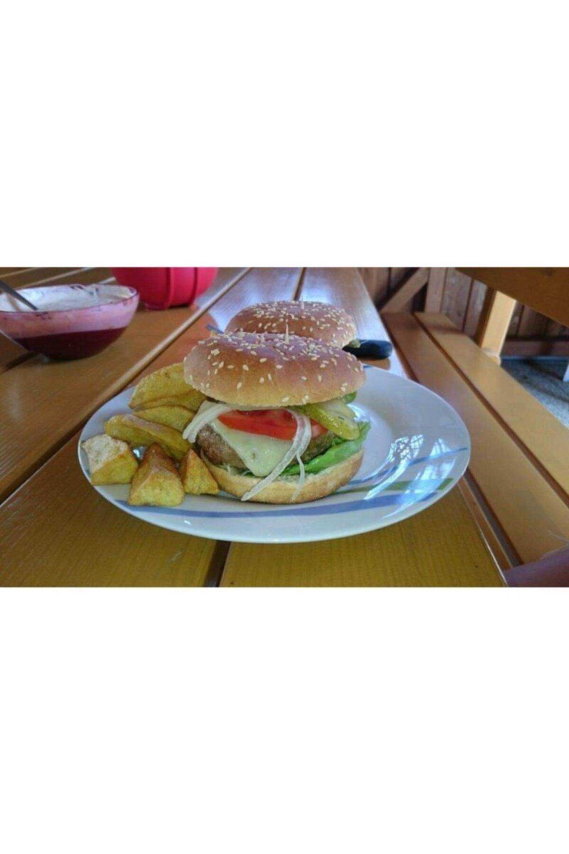 Burger Presi Et Şekillendirici Baskı Kalıbı Plastik Mutfak - Görsel 3