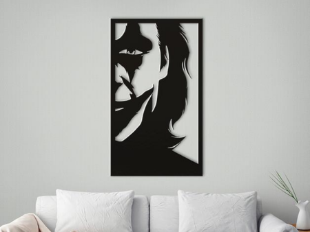 Joker Duvar Heykeli 2D - IZB007