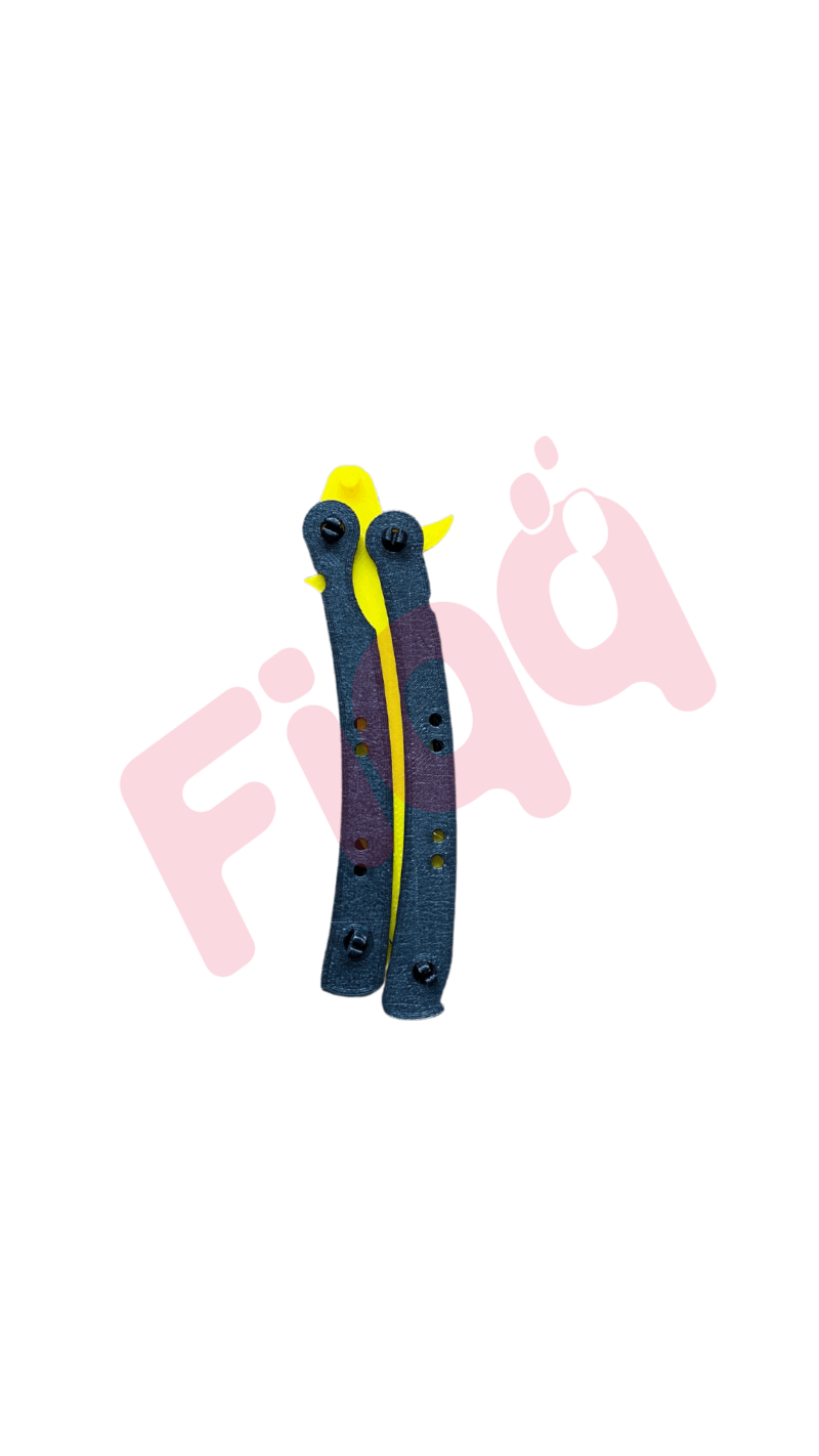 Cs Go Kelebek - Cs Go Butterfly Knife SARI - Görsel 2