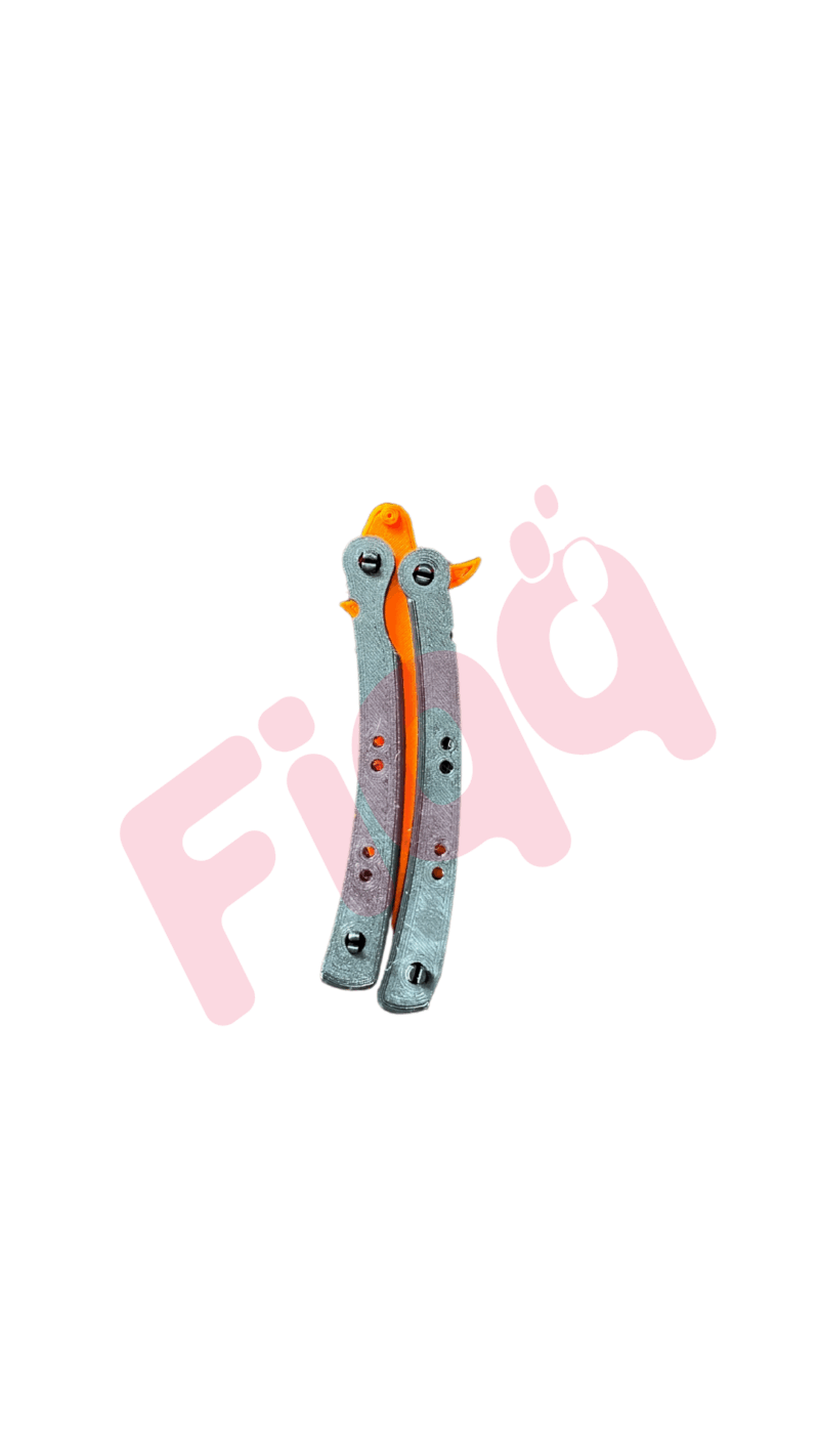 Cs Go Kelebek - Cs Go Butterfly Knife Turuncu - Görsel 3