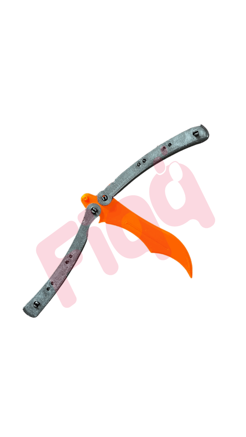 Cs Go Kelebek - Cs Go Butterfly Knife Turuncu - Görsel 2