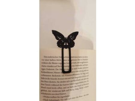 Kelebek Şeklinde Kitap Ayracı Bookmark Süslü Dekoratif