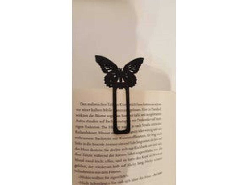 Kelebek Şeklinde Kitap Ayracı Bookmark Süslü Dekoratif