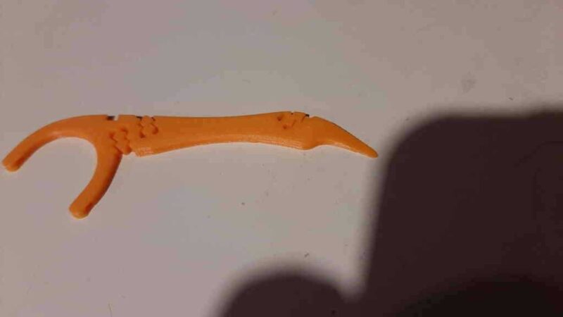 Yine Başka Bir Yeniden Kullanılabilir Diş İpi Çubuğu Plastik Aparat - Görsel 3