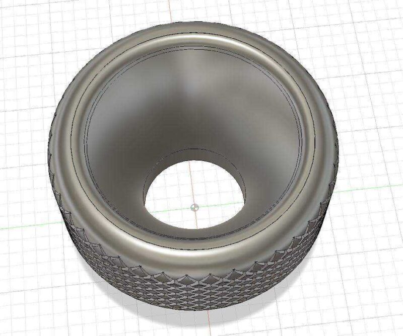 810 Knurled Driptip Plastik Aparat - Görsel 2