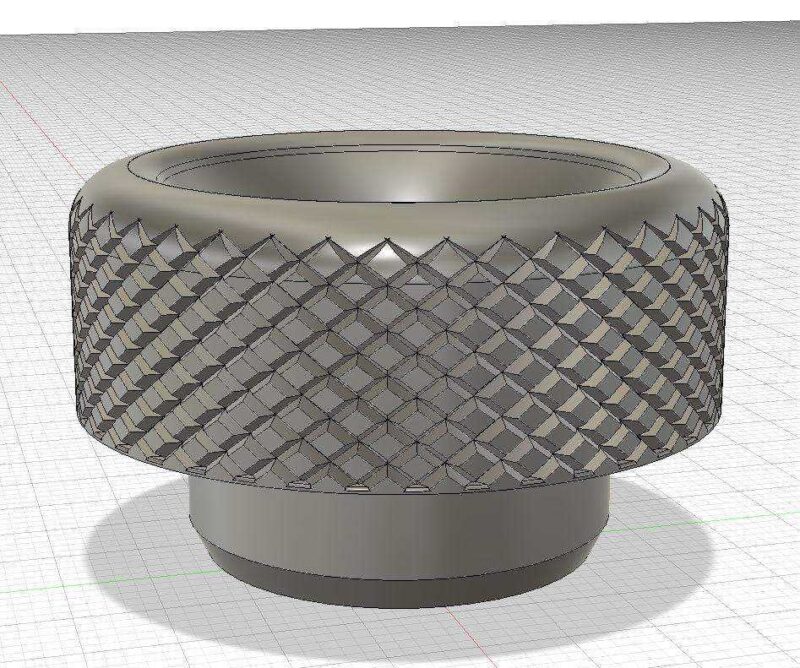 810 Knurled Driptip Plastik Aparat - Görsel 3