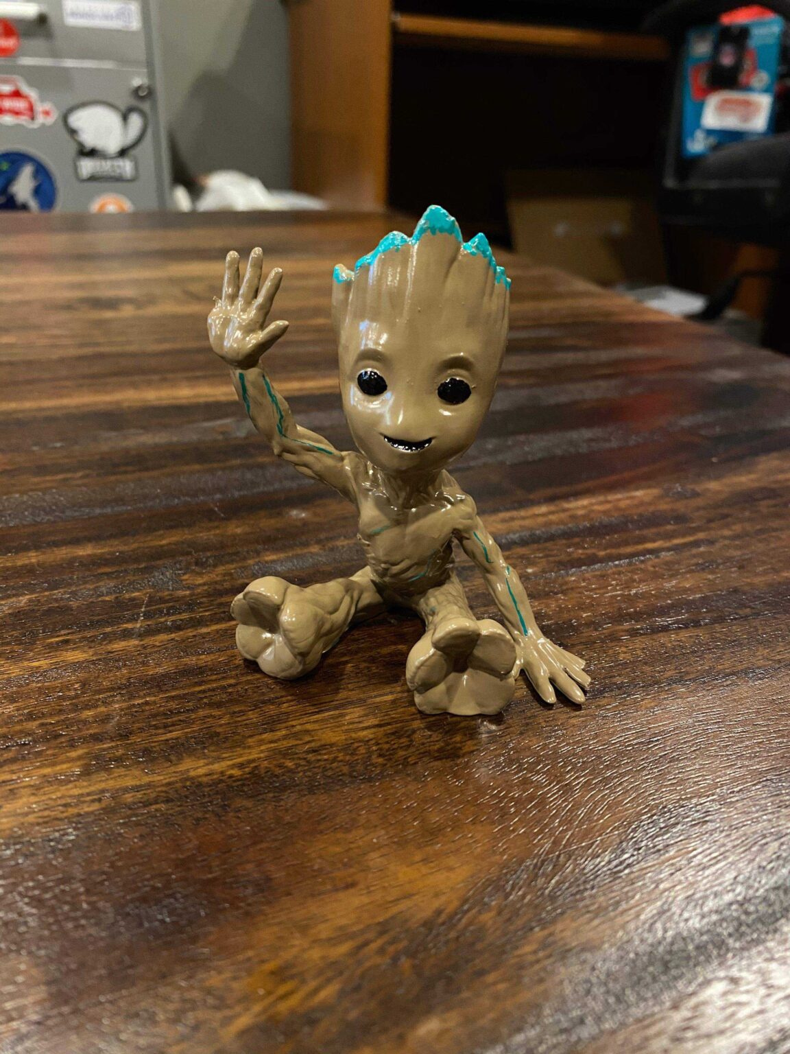 Baby Groot Maketi Hediyelik Süs Minyatür Biblosu