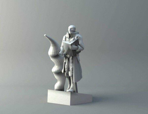 Elf büyücüsü 3 - D&D minyatür Biblo Dekoratif Süs Eşyası