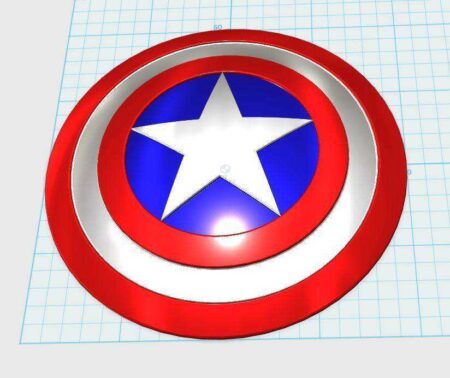 Marvel Kaptan Amerika Kalkanı Plastik Aparat