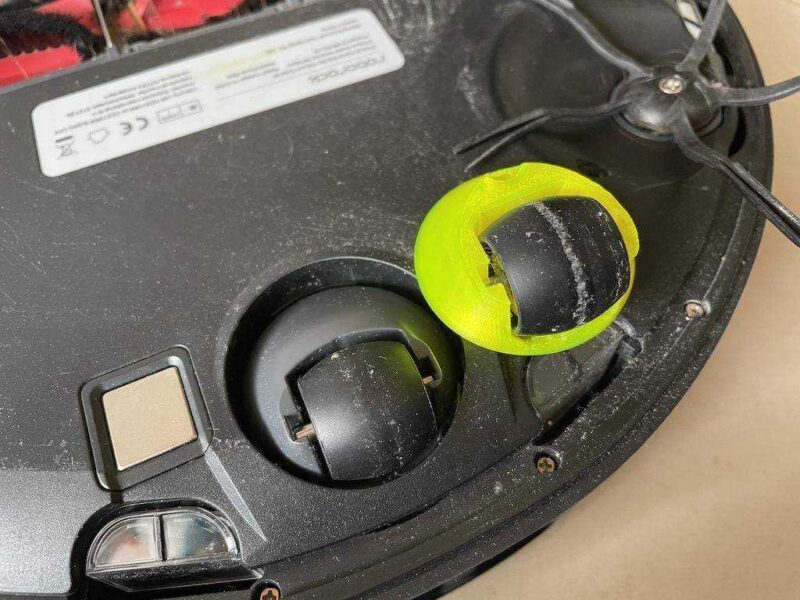 Roborock S5 Max, S6 Vb İçin Yedek Ön Tekerlek Muhafazası ... Plastik Aparat - Görsel 2