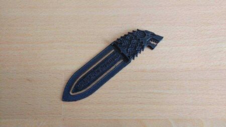 Direwolf Sword Bookmark - Game of Thrones - Kitap Ayracı