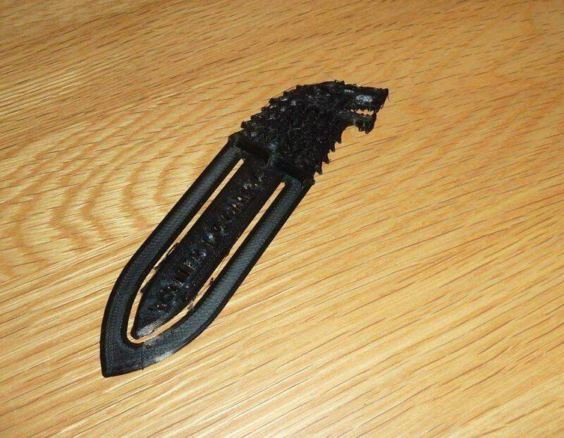 Direwolf Sword Bookmark - Game of Thrones - Kitap Ayracı - Görsel 3