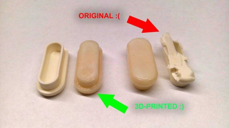 Klozet Kapağı Ayakları Plastik Aparat - Görsel 2