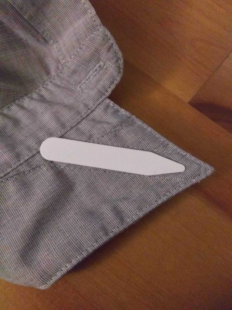 Gömlek Yaka Düzleştirici Plastik Aparat