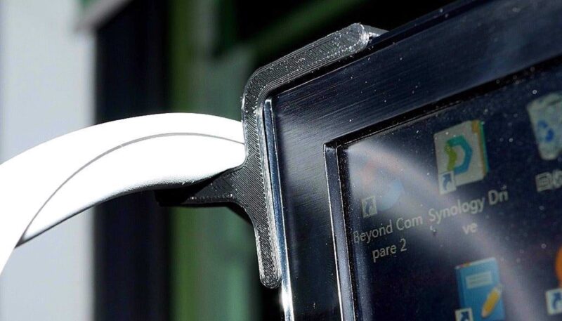 Masaüstü Kulaklık Tutucu Monitöre Takılabilir Yapışkan Hariç - Görsel 2