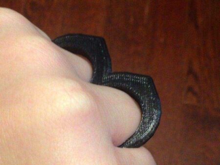Knuckle Duster Parmak Kendini Savunma Aracı Biblo Dekoratif