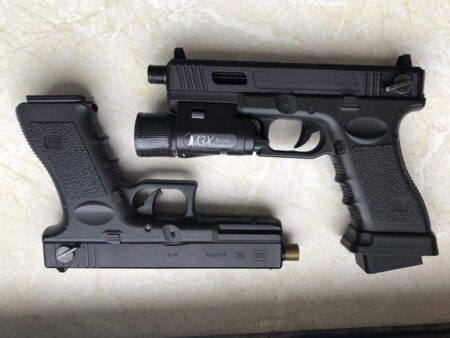 Airsoft Glock İplik Adaptörü. Aep G18C Cm Ye Uyar. 030 Ve Tokyo Marui Plastik Aparat