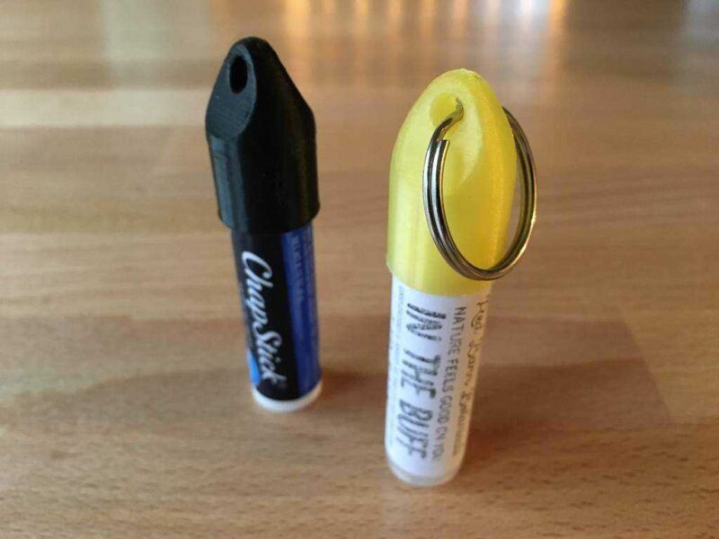 Chapstick için Anahtarlık Delikli Kapak Koruyucu Aparat Tutucu - Görsel 3