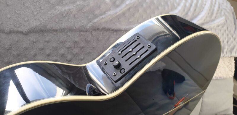 Ibanez Fishman Preamp Faceplate Plastik Aparat - Görsel 4