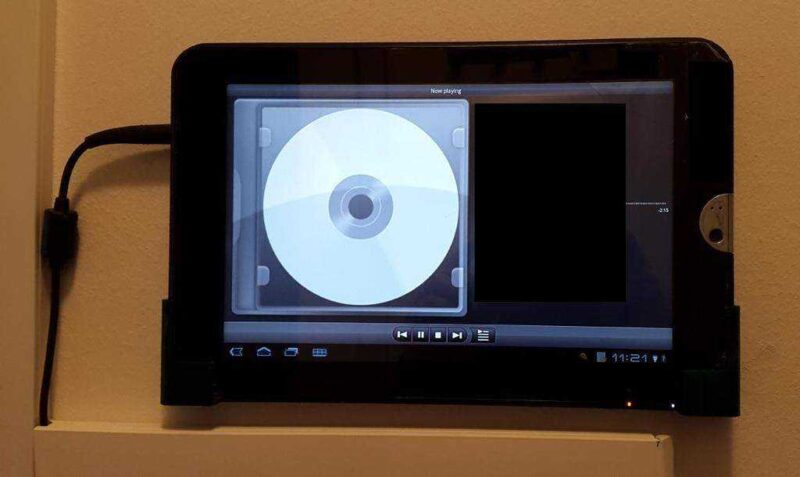 Tablet Duvar Montajı Plastik Aparat - Görsel 2