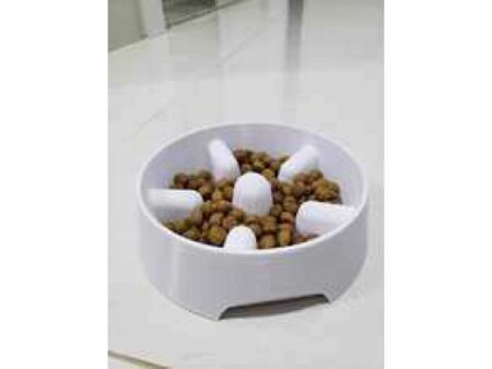 Bowl Kedi Köpek Yavaş Mama Yeme Happy Kabı Paws Yemek Kap