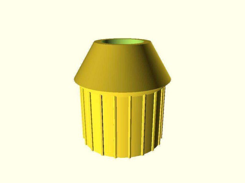 Masa Lambası İçin Ağırlıklı Taban ( Ikea Tertial Gibi) Plastik Aparat - Görsel 3