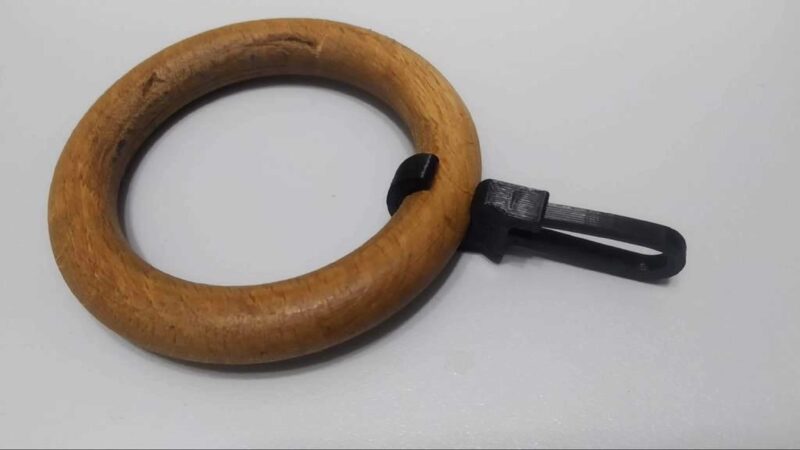 Perde Halka Klibi Plastik Aparat - Görsel 4