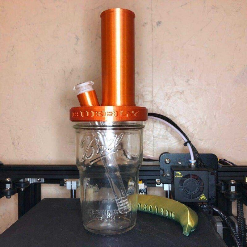 Stubby Kabarcıklı: Mason Jar Bong Plastik Aparat