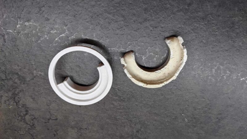 Radyatör Yan Panel Tutucu Plastik Aparat - Görsel 4