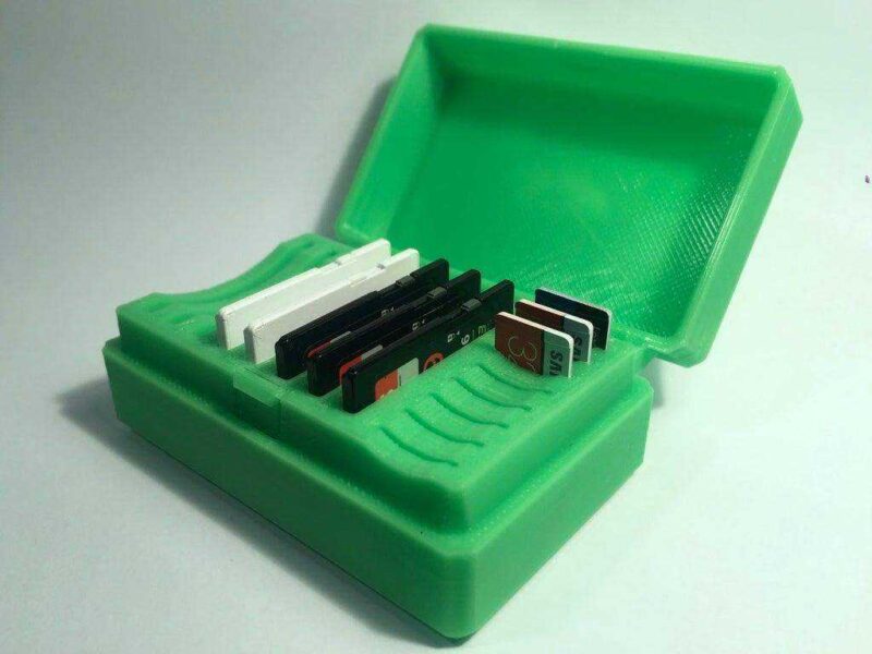 Menteşeli SD ve Micro SD Kart Kutusu - 16 Yuva - Hepsi Bir Arada - Görsel 3