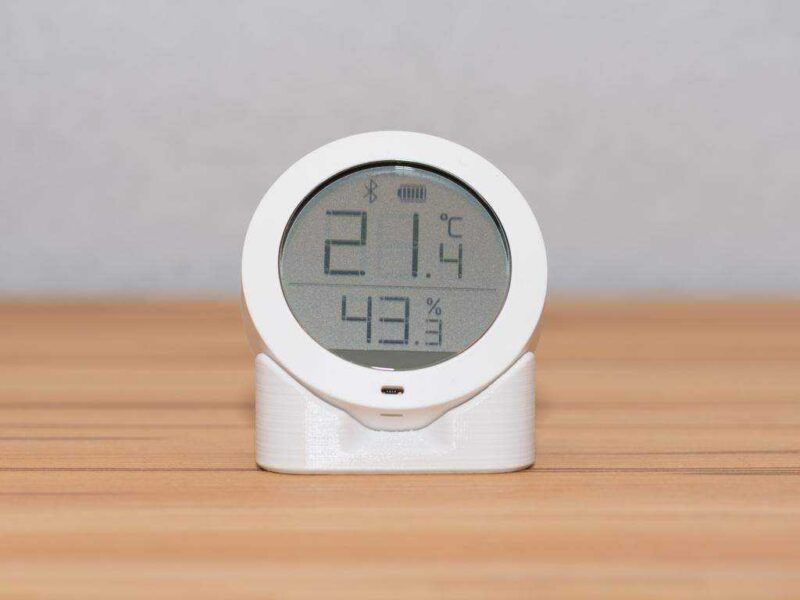 Xiaomi Mijia Termometre / Hygrometre Standı Plastik Aparat - Görsel 2