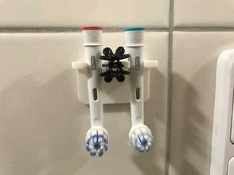Oral B diş fırçası duvar tutucu remix  Banyo Organizeri Tutacak - Görsel 3
