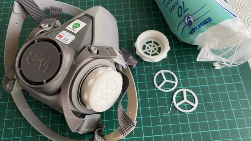 Özel Filtre Solunum Cihazı Maskesi 3M 6000-6200 Plastik Aparat - Görsel 2