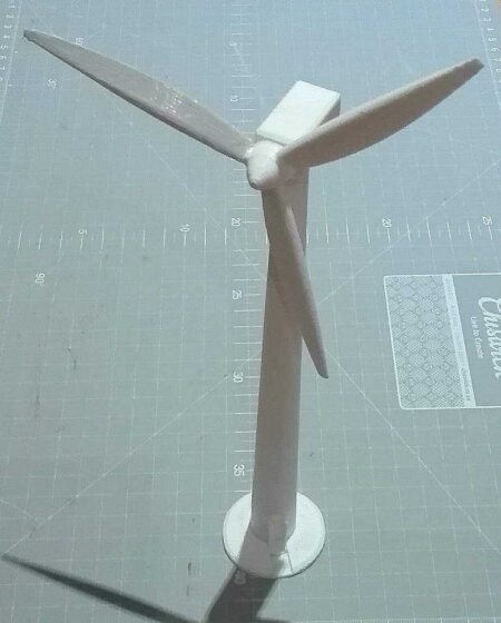 Rüzgar Türbini Plastik Aparat