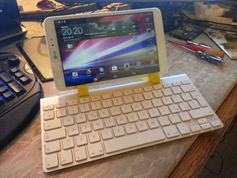 Apple Kablosuz Klavye Masaüstü Yükseltici Standı Aparatı - Görsel 2