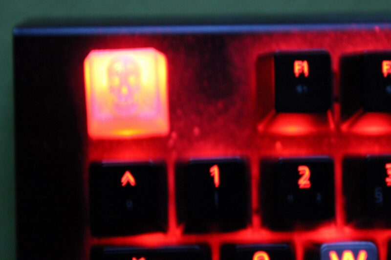 Kafatası | Standart | CherryMX KeyCap Klavye Tuşu Kurukafa - Görsel 2
