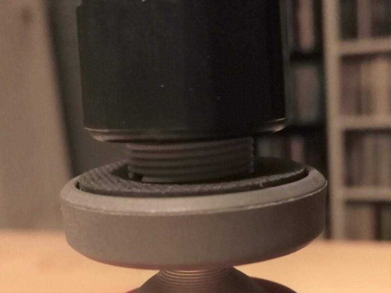1/4 Fotoğraf Makinesi Tripod 5/8 Mikrofon Standı Adaptörü Plastik Aparat - Görsel 3
