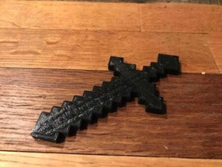 Minecraft Kılıcı Biblo Dekoratif Hediyelik Süs Eşyası Maket
