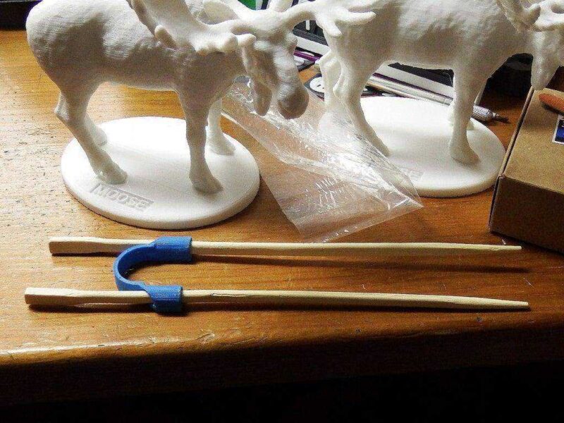 Chopstick Cheater Menteşe Organik Plastikten Aksesuar Aparat - Görsel 3