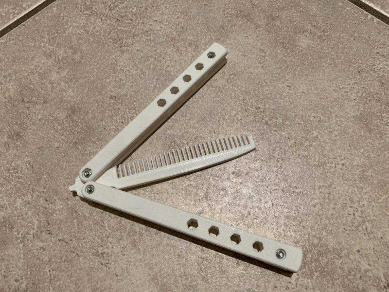 Kelebek Bıçak Tarak  Plastik Aparat - Görsel 2