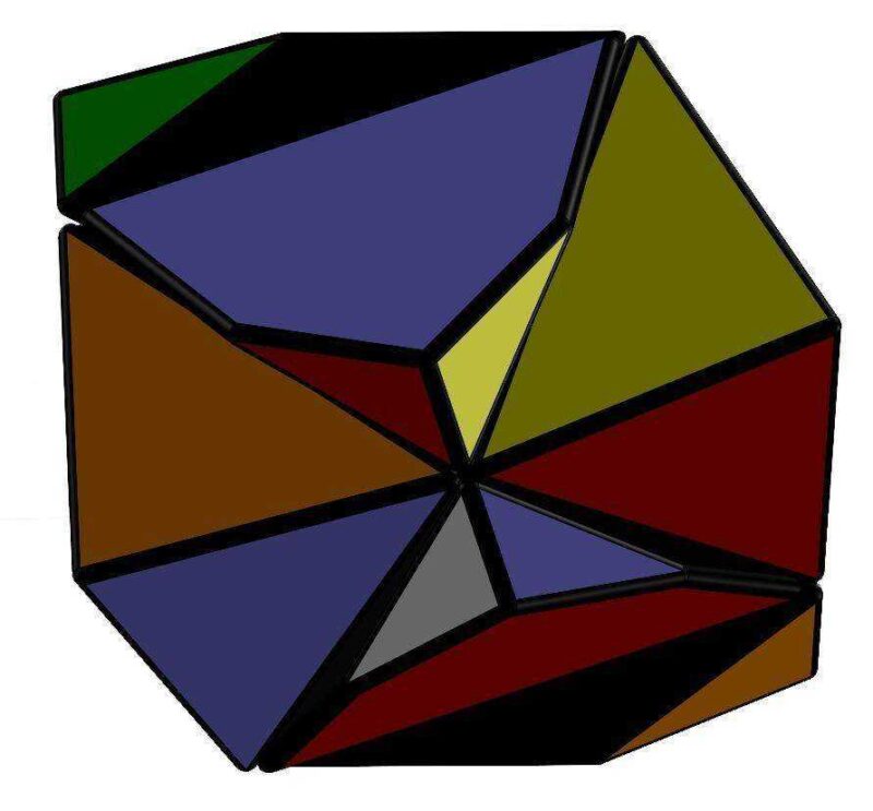 Eksen 2X2 Rubik İn Küp [Extensions] Plastik Aparat - Görsel 2