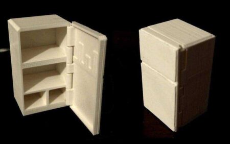 Dollhouse Buzdolabı  Organik Plastikten Aksesuar Dekoratif Süs
