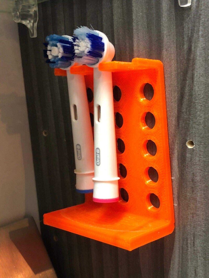 Elektrikli diş fırçası başlıkları tutacağı tutucu banyo organizer - Görsel 4