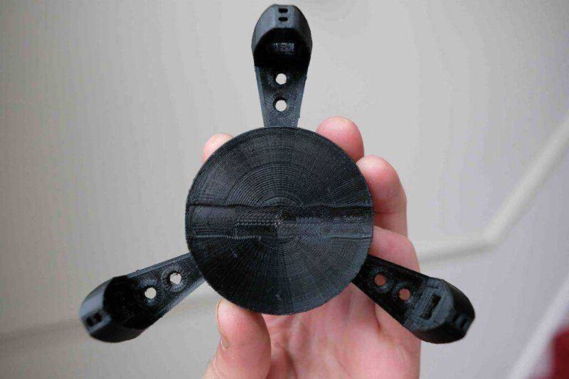 Evrensel Afo Otomatik Yangın Söndürücü Top Tripod Tavan Tutucu / Cradle Plastik Aparat - Görsel 3
