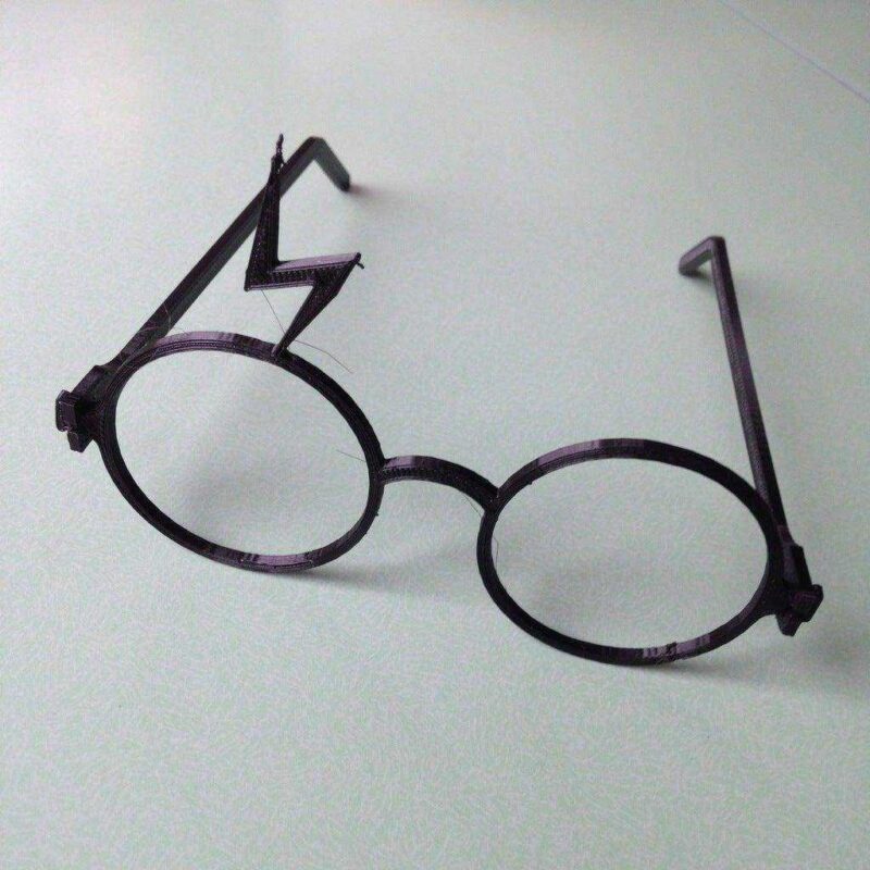 Harry Potter Gözlük Çocuk Oyuncak Oyun Organik Plastikten Biblo - Görsel 2
